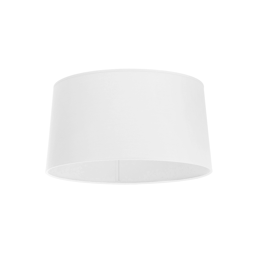 abat jour en coton blanc réversible 38 cm abat jour en coton blanc réversible 38 cm