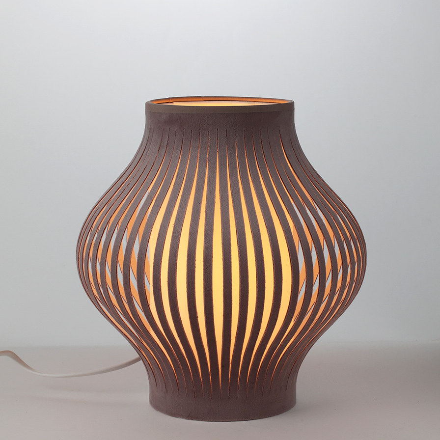 ONION lampe de table gris ceniza, Style bohème chic minimaliste moderne, image produit ON