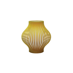 ONION lampe de table en velours  jaune amarillo, Style minimaliste moderne, image produit