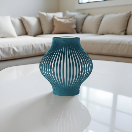 ONION lampe de table vert épicéa, Style contemporain minimaliste moderne, image d'ambiance