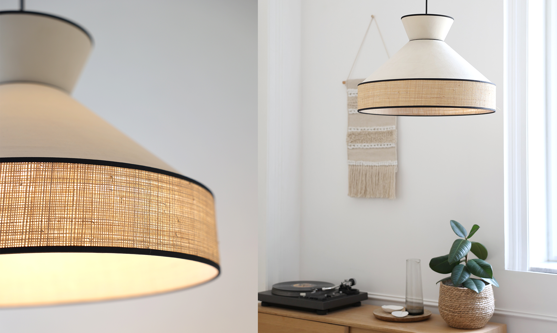 Suspension Naturelle - Élégance Écologique pour Votre Intérieur | SINAYA